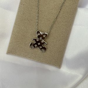 Silver Bear Necklace