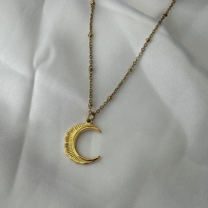 Golden Moon Necklace