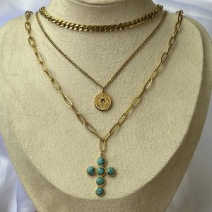 St. Benedict's Triple Necklace