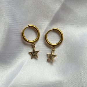 small star earrings